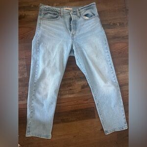 Levi's Light Blue Straight Leg Jeans